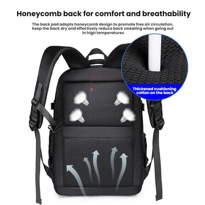 Men's Large Capacity Business Backpack – Multifunctional Travel Bag