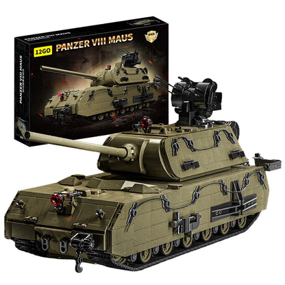 Panzer VIII Maus Heavy Tank MOC Building Blocks Set