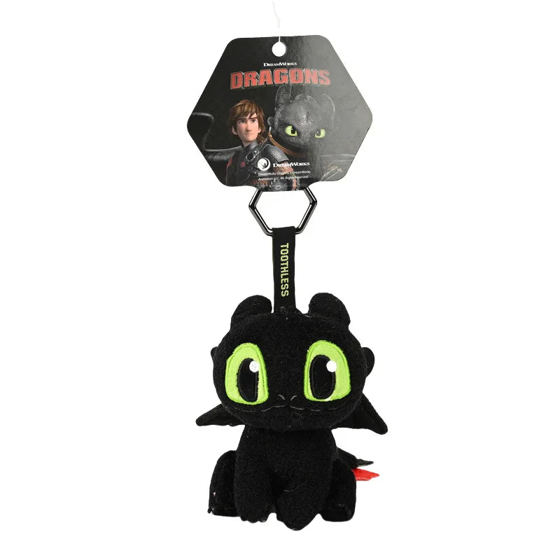 Toothless Plush Keychain & Denim Tote Bag – How to Train Your Dragon Gift