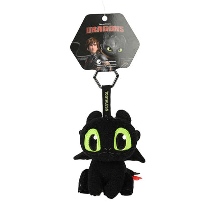 Toothless Plush Keychain & Denim Tote Bag – How to Train Your Dragon Gift