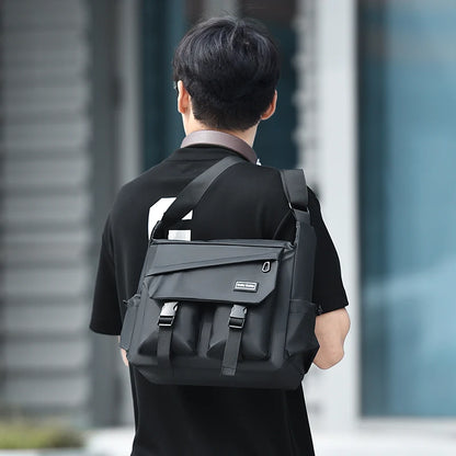Crossbody Messenger Bag Multi-Layer Travel Shoulder Bag