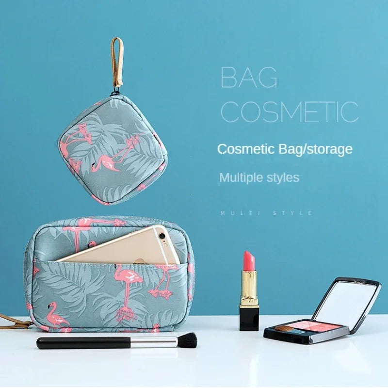 Mini Makeup Bag – Travel Cosmetic Organizer Pouch
