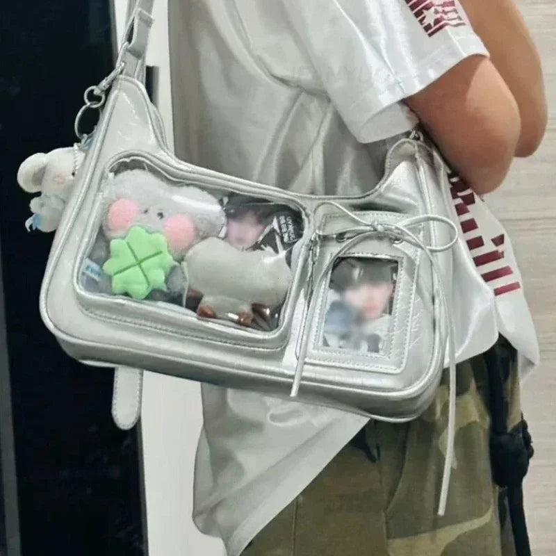 Ita Bag Transparent Window Crossbody Shoulder Bag Y2K Harajuku Style