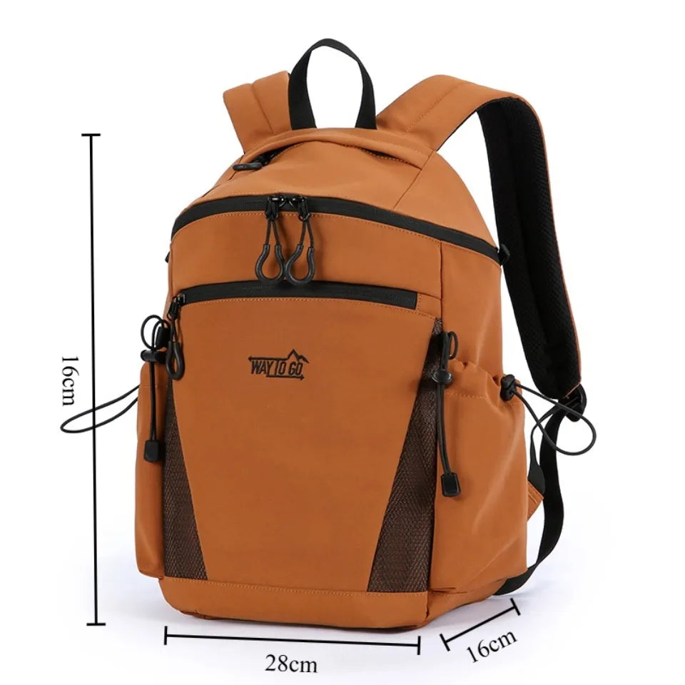 Water-Resistant Nylon Backpack – Large Capacity Unisex Outdoor Bag