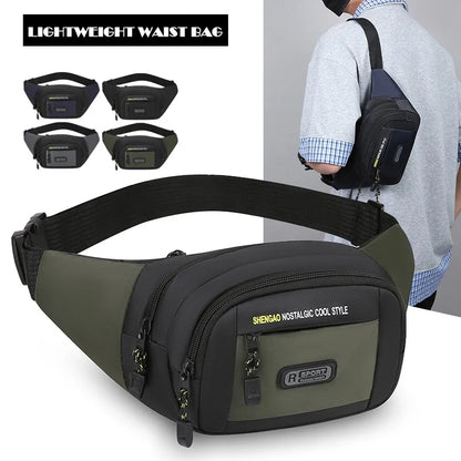 Sports Waist Bag Multi-Pocket Fanny Pack for Fitness & Outdoor