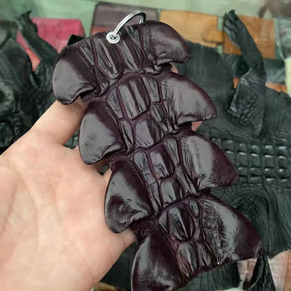 Genuine Crocodile Leather Keychain Pendant for Men