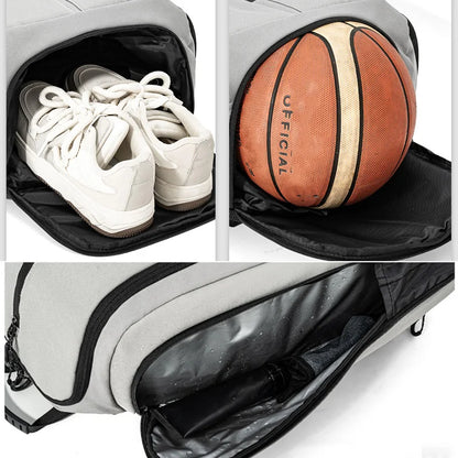 Basketball Backpack – Large Sports Gym Bag with Shoe Compartment