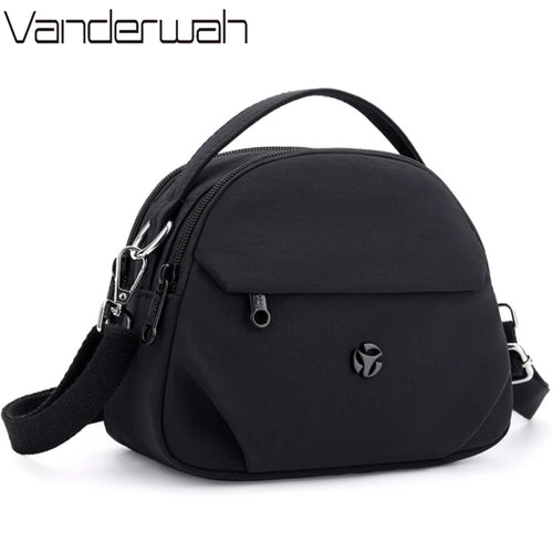 Women's Nylon Crossbody Tote Bag – Waterproof Travel Handbag