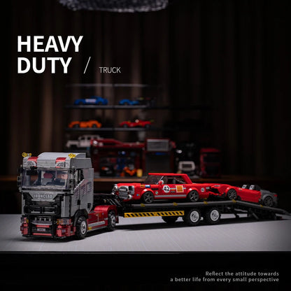 Semi Truck MOC Building Set – Technical Tractor Bricks Model