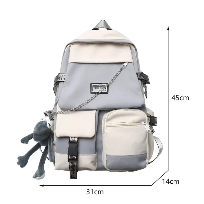Large Capacity School Backpack – Laptop & Travel Bag