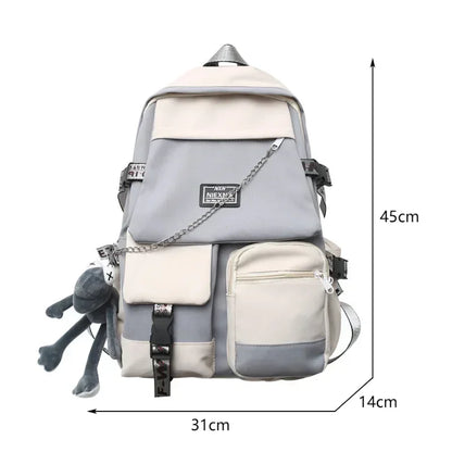 Large Capacity School Backpack – Laptop & Travel Bag