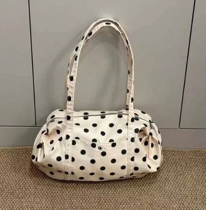 Large Capacity Nylon Shoulder Bag – Korean Casual Tote