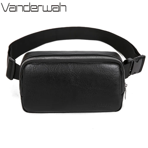Leather Fanny Pack – Slim Waist Bag for Men & Women
