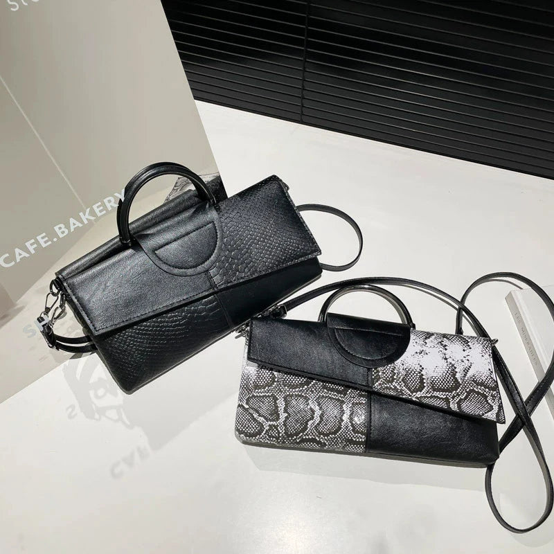PU Leather Crossbody Clutch Bag – Women's Formal Evening Shoulder Bag