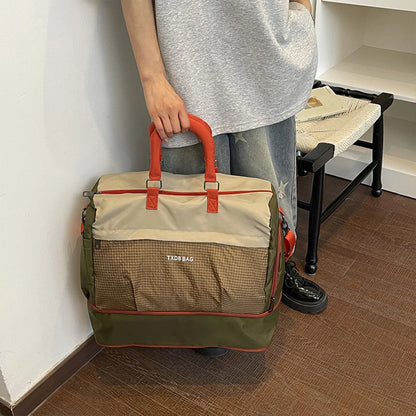 Expandable Travel Duffle Bag with Detachable Shoulder Strap