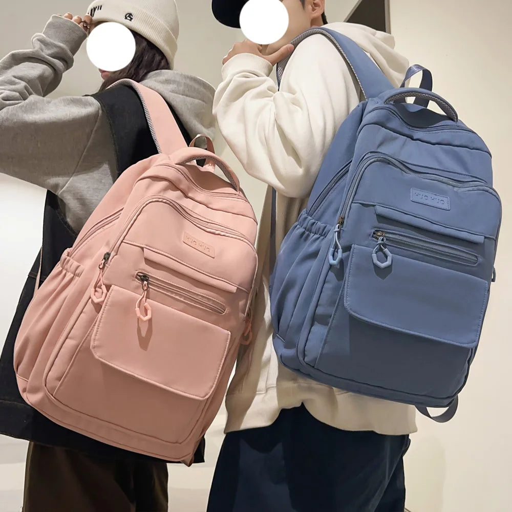 Lightweight Nylon Backpack – Water-Resistant School & Daily Use Bag