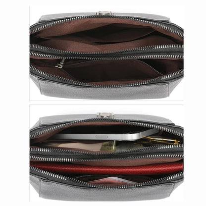 Soft Leather Shell Crossbody Bag – Women's Shoulder Purse
