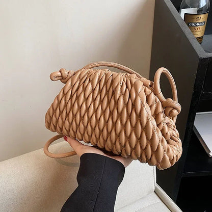Women's Quilted Crossbody Bag – Designer Clutch Purse