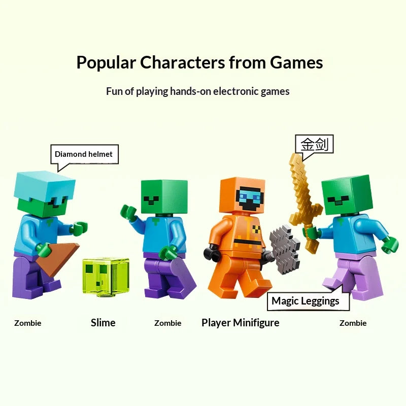 LEGO Minecraft Zombie Dungeon 21587 – 284-Piece Building Set