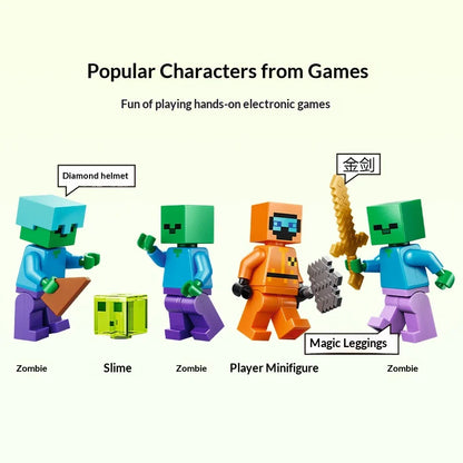 LEGO Minecraft Zombie Dungeon 21587 – 284-Piece Building Set