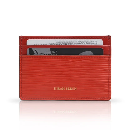 Epi Leather Card Holder Wallet – Custom Name Engraved
