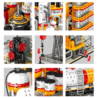 Oil Field Pump Jack MOC Building Blocks Set – City Engineering Bricks