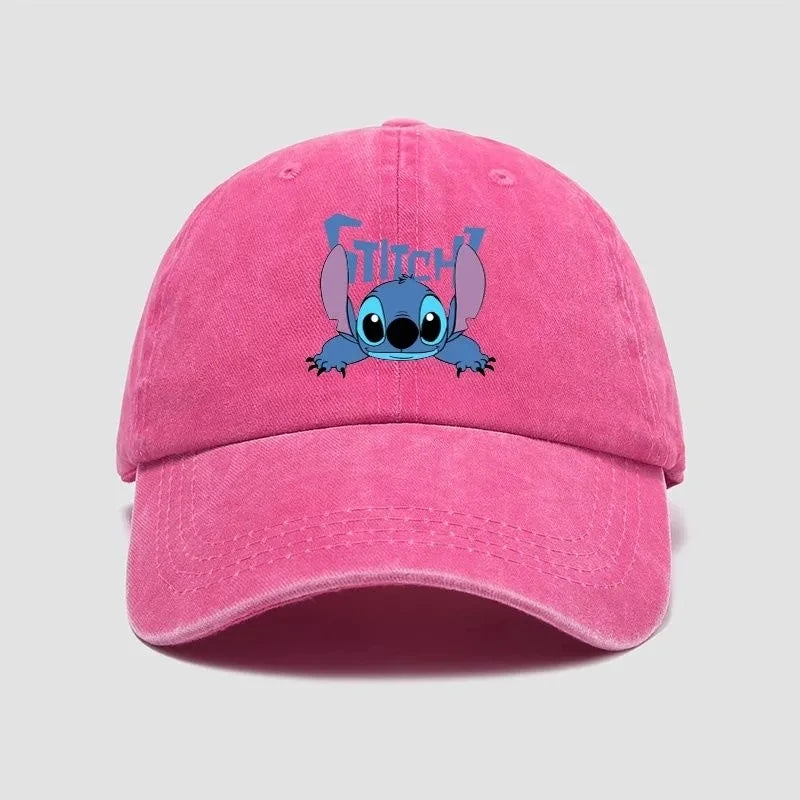 Stitch Cartoon Baseball Cap – Kawaii Anime Snapback Hat