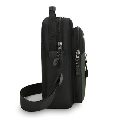 Men's Crossbody Bag – Large Capacity Multi-Pocket Shoulder Bag