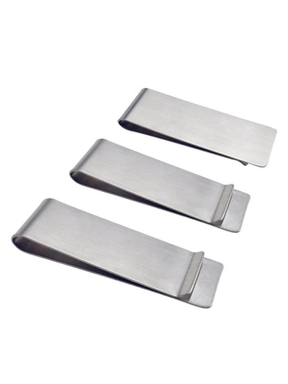 Stainless Steel Money Clip for Men – Ultra-Thin Minimalist Cash Clip