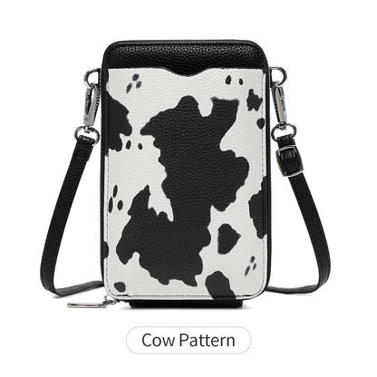 Women's Crossbody Phone Bag & Wallet – PU Leather Shoulder Purse