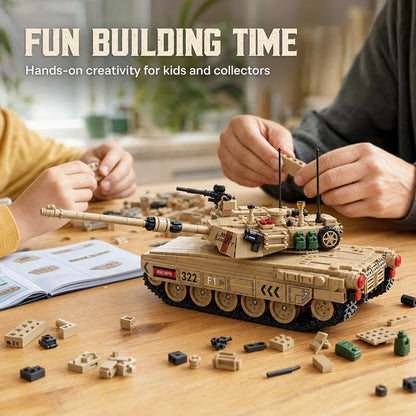 M1 Main Battle Tank MOC Building Blocks Set – 1002 Pieces