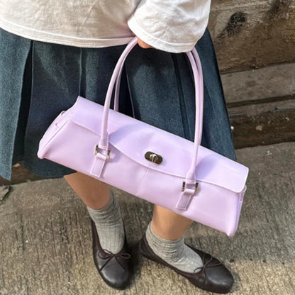 Jelly Shoulder Bag for Women – Sweet Macaron Color Handbag