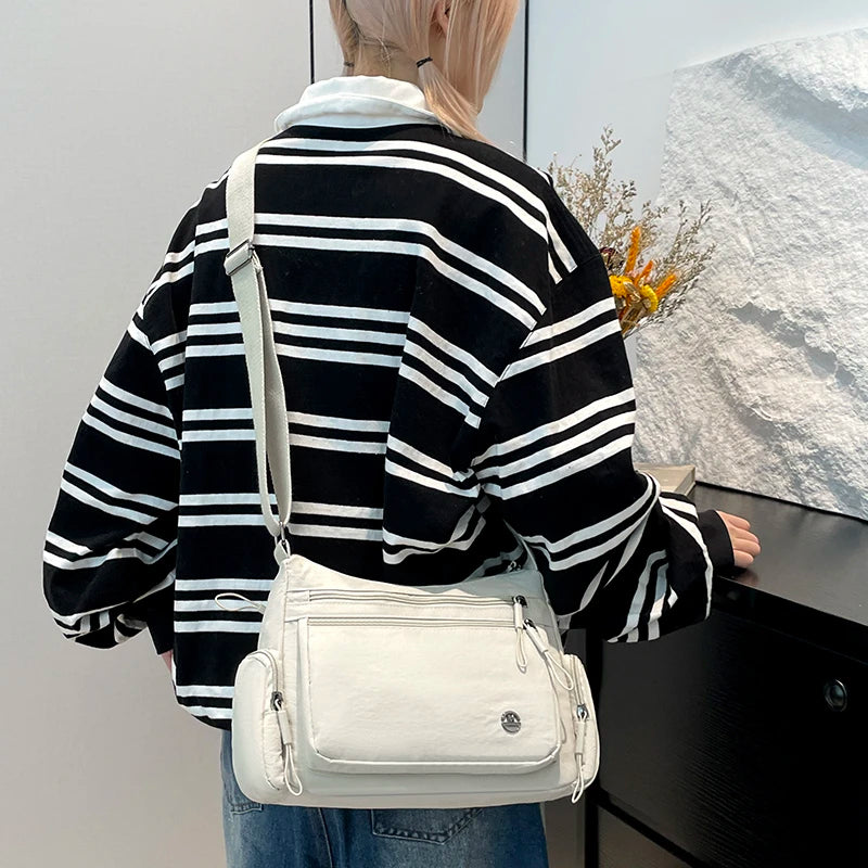 Women's Crossbody Bag – Multi-Pocket Lightweight Shoulder Bag