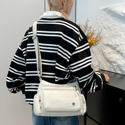 Women's Crossbody Bag – Multi-Pocket Lightweight Shoulder Bag
