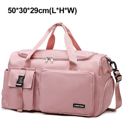 Women's Travel Duffle Bag – Multifunctional Gym & Weekender Backpack