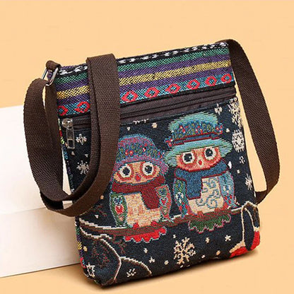 Embroidered Crossbody Bag – Boho Ethnic Phone Purse for Women