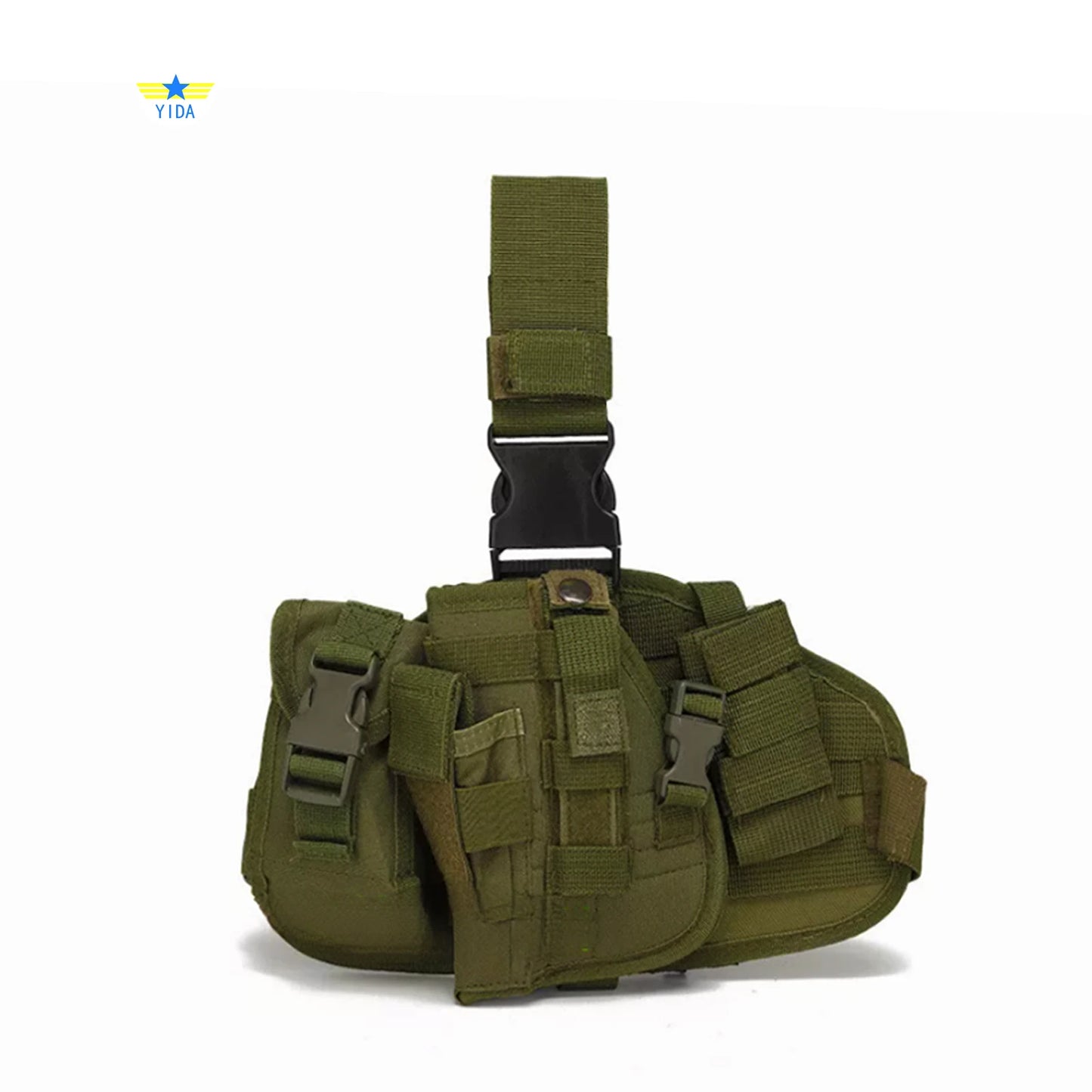 Tactical Drop Leg Holster – MOLLE Thigh Bag & Pouch
