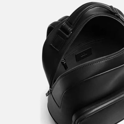 Men's PU Leather Laptop Backpack – Business & School Bag