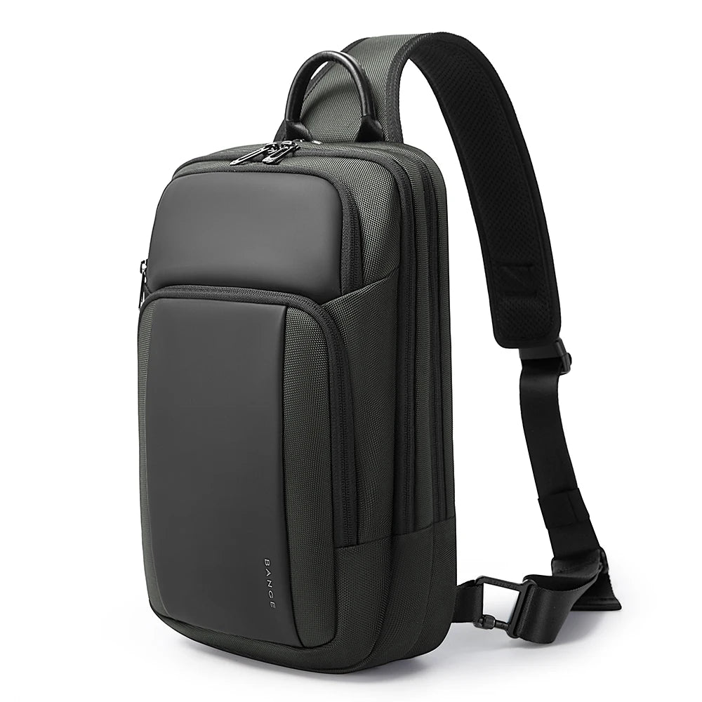 Bange Anti-Theft Sling Bag – Waterproof Crossbody Chest Bag for Men