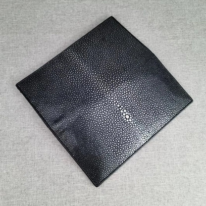 Genuine Stingray Leather Bi-Fold Wallet for Men