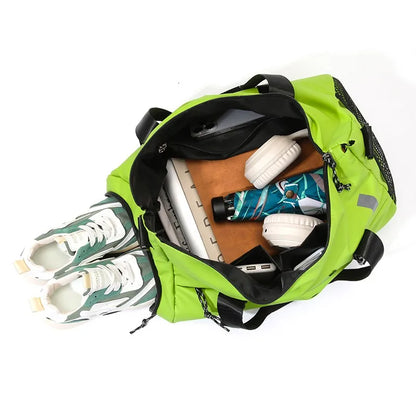 Sports Gym Duffel Bag with Independent Shoe Compartment