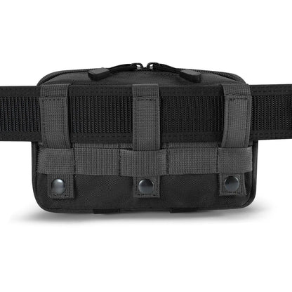 Tactical MOLLE Admin Pouch – Laser-Cut EDC Tool Bag with Flag Patch