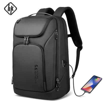 Large Capacity Waterproof Laptop Backpack 17.3 Inch – Men's Travel Rucksack