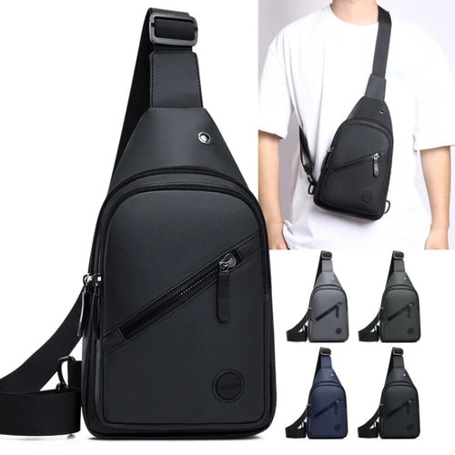 Men's Nylon Sling Chest Bag Crossbody Outdoor Sports