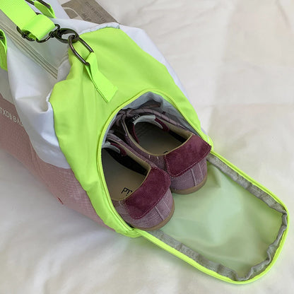Expandable Travel Duffle Bag with Detachable Shoulder Strap