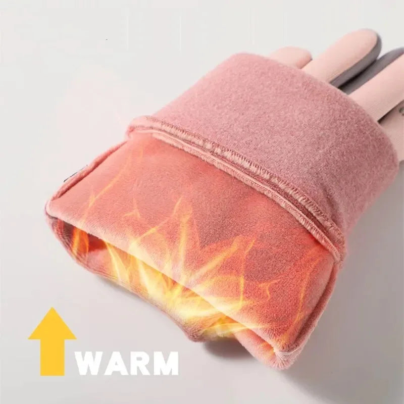 Waterproof Winter Sports Gloves – Anti-Slip Touchscreen Cycling