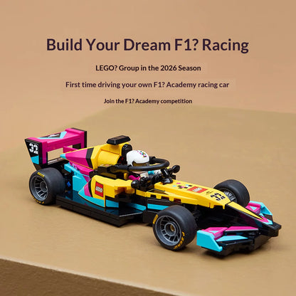 LEGO 77258 F1 Academy Race Car Building Set – 201 Pieces
