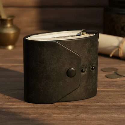 Leather Money Clip Wallet – Slim Pocket Cash Holder Pouch