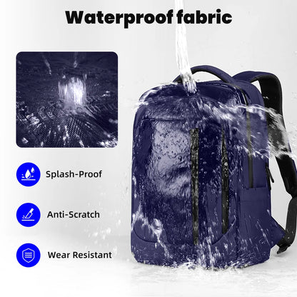Airline-Approved Laptop Backpack for Men – 17" Business Rucksack with USB Port