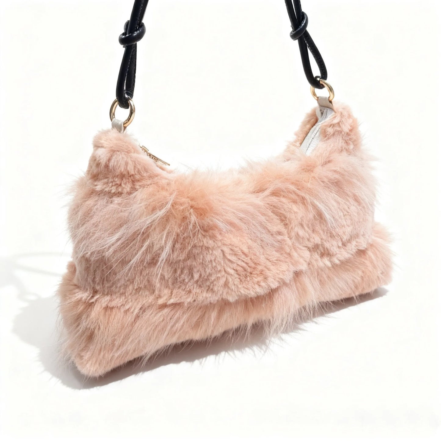 Faux Fur Shoulder Bag — Luxury Tote & Clutch Purse for Women